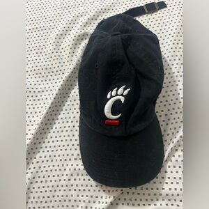 Women’s Black Cap with White “UC” Logo